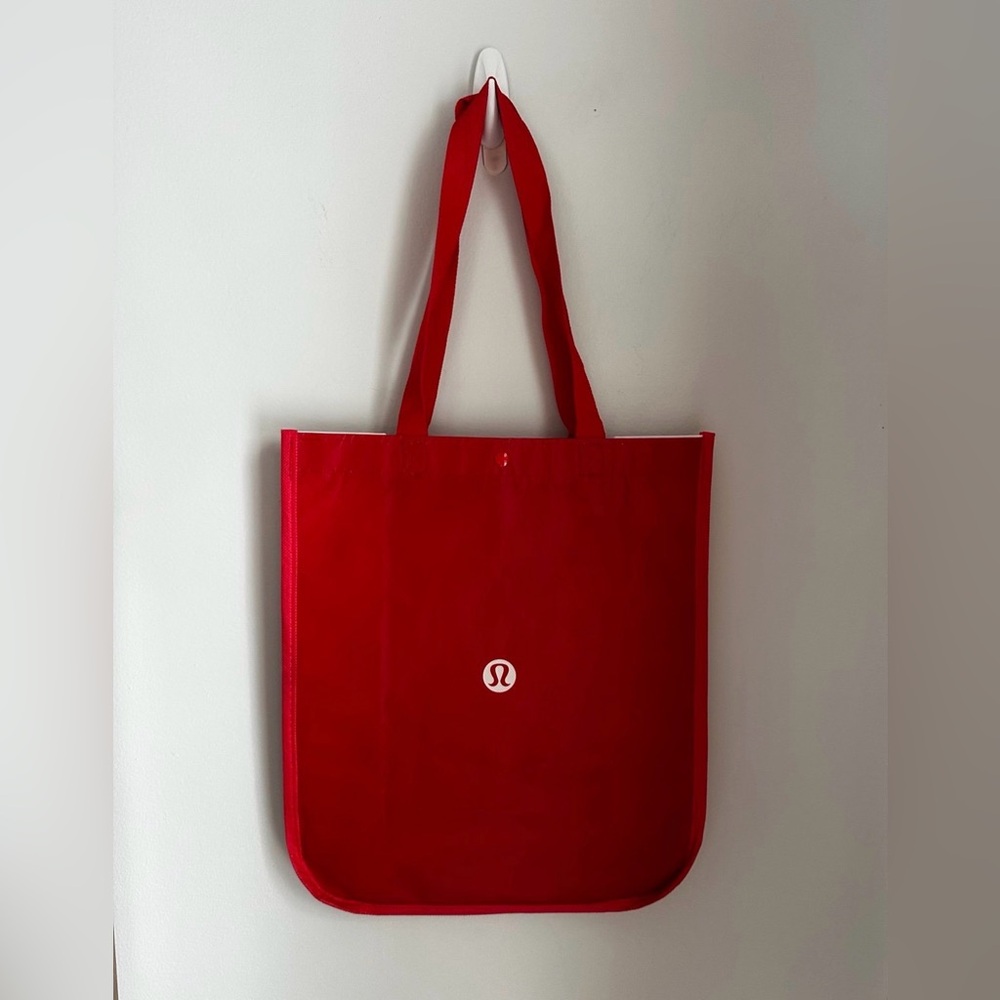 Lululemon Red Reusable Bag